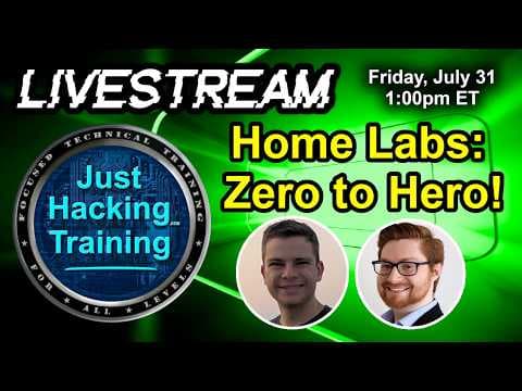 JHT Course Launch! Home Labs with Proxmox