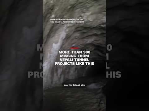 More than 900 missing from Nepali tunnel projects like this