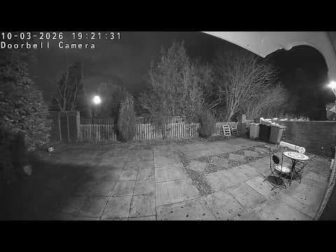 Orb of energy caught on doorbell camera