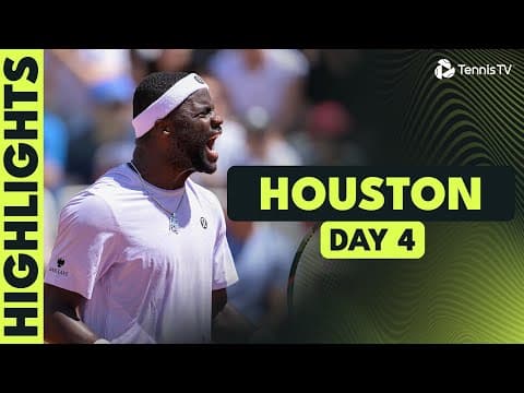 Tiafoe Begins Clay Season; Tien & Michelsen Feature | Houston 2026 Day 4 Highlights