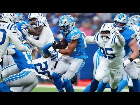 Every Jacob Saylors Rush & Reception from a 112-Yard Game vs Indianapolis Colts | Preseason Week 3