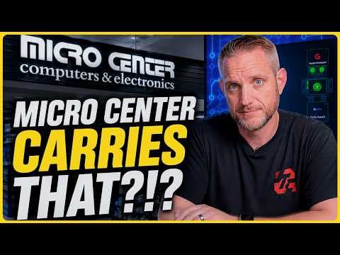 I've NEVER seen this at a Micro Center before...