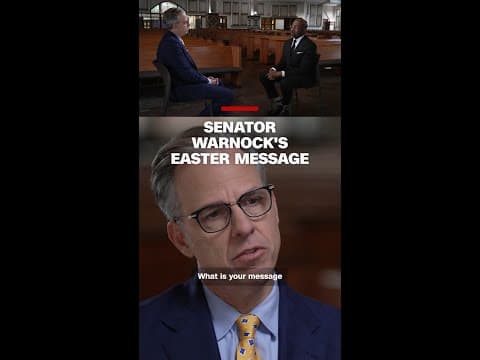 Senator Warnock's Easter message