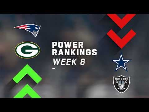 NFL Power Rankings Week 6: Packers Rise 11, Cowboys Drop 10 Spots