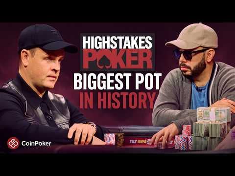 Andrew Robl & Eric Wasserson Play $2,478,000 Pot on High Stakes Poker