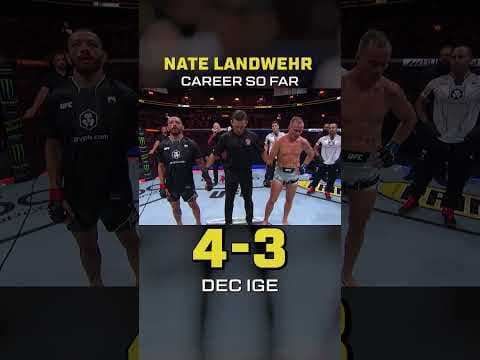 Nate Landwehr Career So Far #ufcedmonton