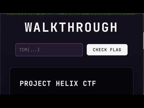 Project Helix Walkthrough: Blue Team CTF