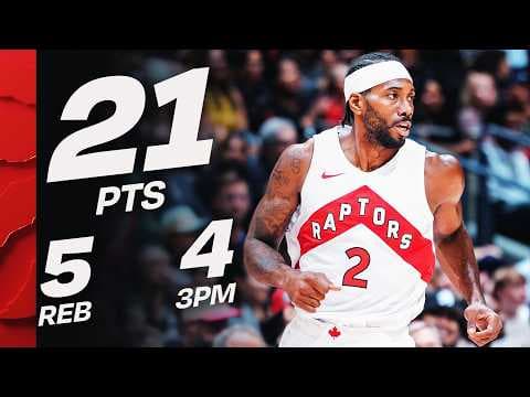 Kawhi Leonard Makes his Raptors Preseason Debut | October 13, 2026