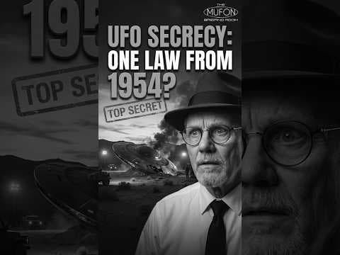 UFO Secrecy: Is It One Law From 1954?