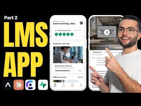 🔴 Vibe code a production ready LMS App p2 (React Native, Expo, Clerk, Supabase)