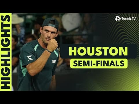 Paul Faces Tiafoe; Tirante Battles Burruchaga | Houston 2026 Semi-Finals Highlights
