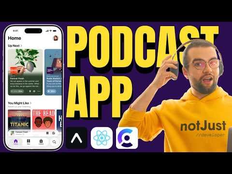 🔴 Let's build a Podcast App with Expo SDK55 (tutorial for beginners)