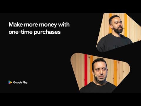 [Games] - Make more money with one-time purchases (Playtime 2025)