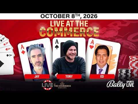 OUTSTANDING OMAHA!!! FUN $10/20 4-CARD ACTION IN LOS ANGELES!- Live at the Commerce