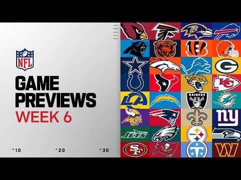 Full Week 6 Game Previews | 2026 Season