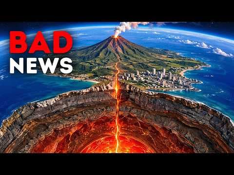 A Giant River of Magma Nearly Broke Through to This Island