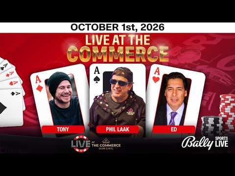 POT LIMIT OMAHA!!! FUN OMAHA IN LOS ANGELES- Live at the Commerce
