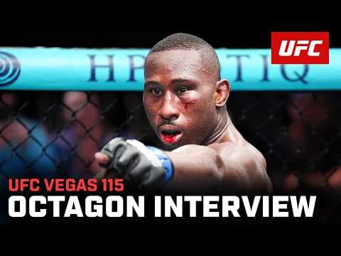 Tresean Gore Octagon Interview | UFC Vegas 115
