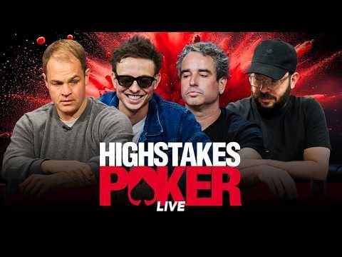 High Stakes Poker LIVE! $500/$1,000 with Andrew Robl, Señor Tilt, Eric Wasserson!
