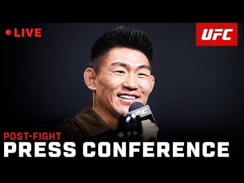 🔴 UFC Shanghai: Post-Fight Press Conference