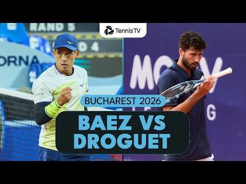 Sebastian Baez vs Titouan Droguet Round 2 Highlights | Bucharest 2026
