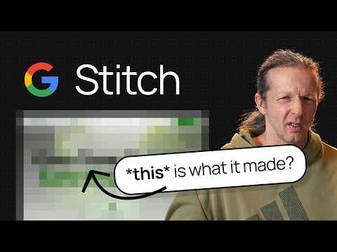 The New Google Stitch - Are Designers Finished?