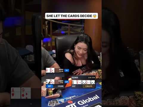 If He Picks the Ace, She Loses $40K 😨 #poker #casino #pokerhands