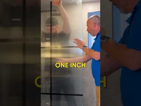 The Trick for Installing a Shower Glass Partition