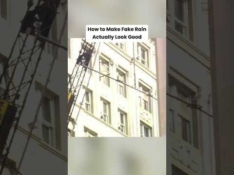 The lighting trick that makes movie rain look real