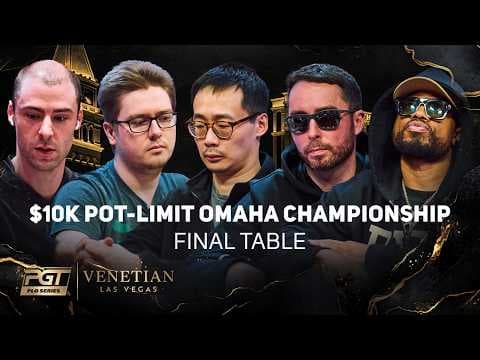 PGT PLO Series $10K Championship Final Table! $182,400 First-Place Prize!