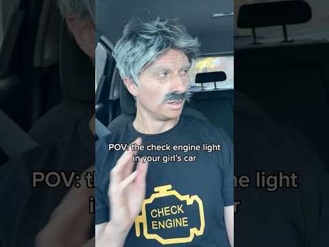 the check engine light in your girls car