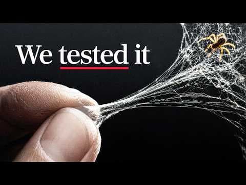 Can you actually swing from spider silk?