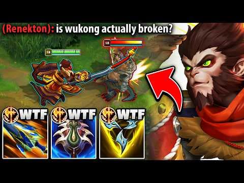THIS GUY STOLE MY RENEKTON... SO I LOCKED WUKONG AND DESTROYED HIM!