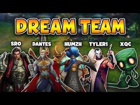I PLAYED RANKED 5's WITH TYLER1, DANTES, XQC, AND HUMZH... THIS WAS THE RESULT!