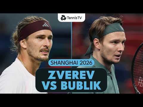 Alexander Zverev vs Alexander Bublik DRAMATIC Clash 🍿 | Shanghai 2026 Highlights