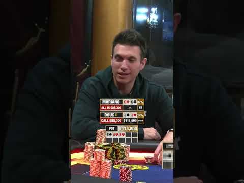 Queens vs Jacks on Hustler #poker #shorts