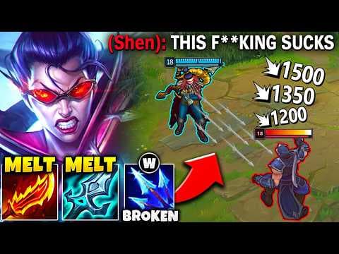 Vayne top is basically cheating and I show you why... (SHEN GETS DESTROYED)