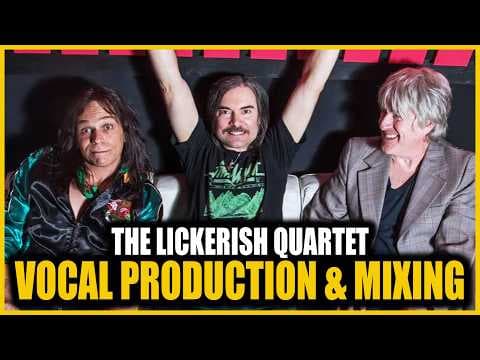 Mixing Multi Layered Vocals & BVs - Lickerish Quartet "Jellyfish, Cheap Trick, Noel Gallagher"