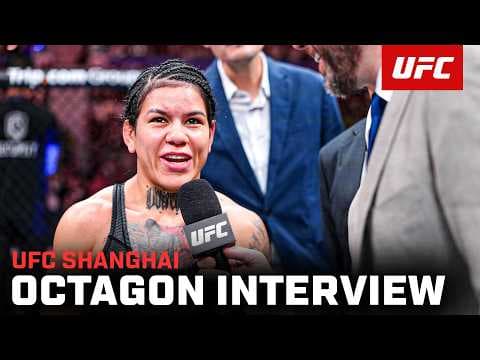 Denise Gomes Octagon Interview | UFC Shanghai