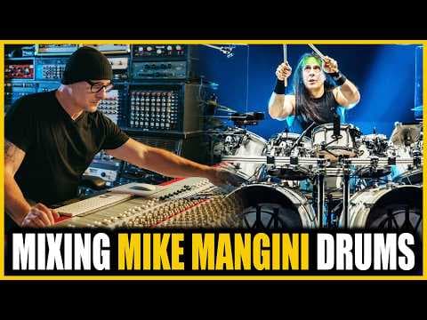 Mixing Mike Mangini Drums