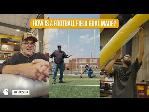 How Giant Football Goal Posts Are Built