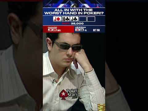 ALL IN WITH THE WORST HAND IN POKER!? #EPT #Poker