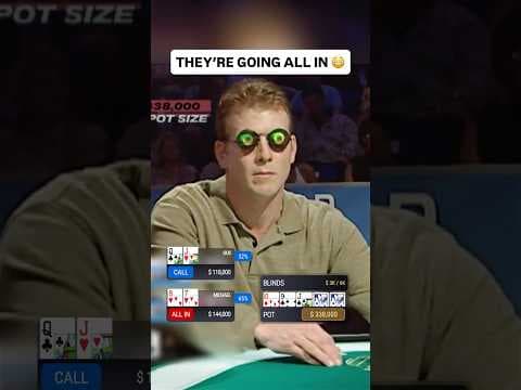 The Chips are ALWAYS Going In Here 👀 #poker #casino #pokerhands