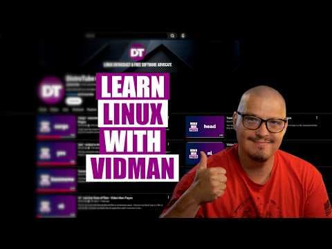 Vidman - A Program To View Video Man Pages