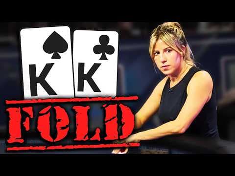 SHE FOLDS KK PREFLOP?! ($3.8 MILLION FOR 1ST)