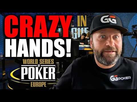 CRAZY HANDS! 2026 WSOP Europe Main Event Day 1 Hand Breakdowns!