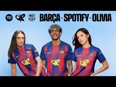 THE DREAM BEGINS. FC Barcelona x Spotify x Olivia Rodrigo 💙❤️🩷