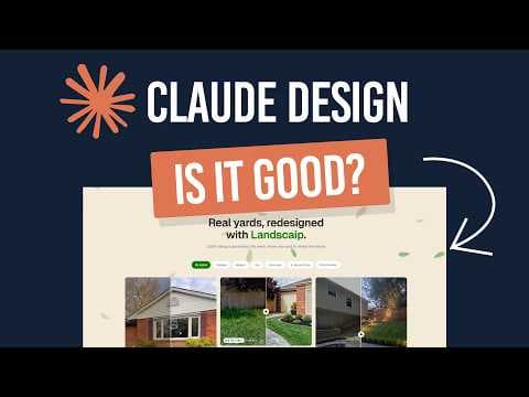 Claude Design is SICK - Real Landing Page Demo