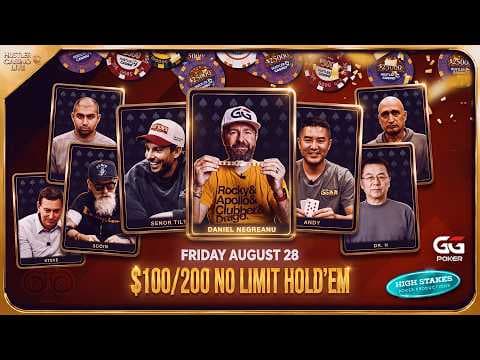 DANIEL NEGREANU Plays HIGH STAKES $100/200/400 w/ Andy Stacks, Rampage, Senor Tilt & Nik Airball