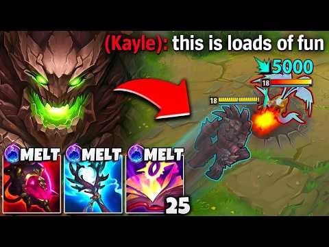Another KAYLE thought she could play... but AP Poke Malphite has other plans